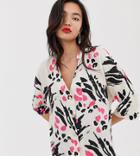 River Island Blouse In Pink Print - Multi