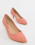 Aldo Pointed Kitten Heels - Pink