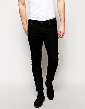 Asos Super Skinny Jeans In Black - Black
