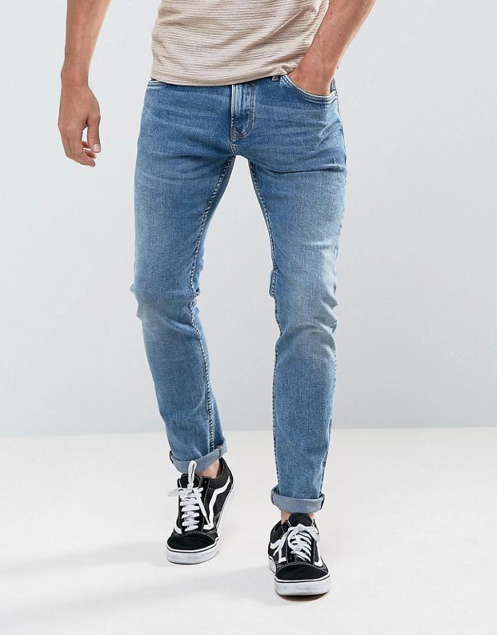 Tom Tailor Slim Jeans In Light Wash - Blue