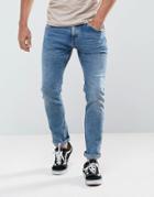 Tom Tailor Slim Jeans In Light Wash - Blue