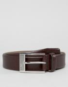 Hugo By Hugo Boss Leather Ellot Belt In Brown - Brown