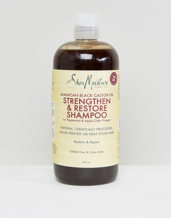 Shea Moisture Jamaican Black Castor Oil Strengthening Shampoo - Clear