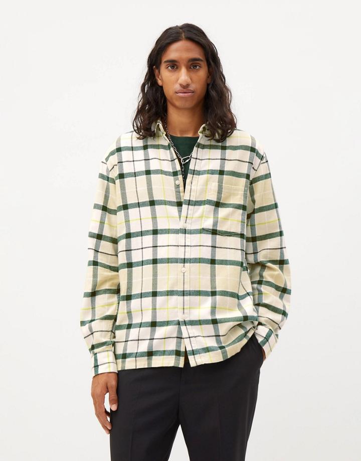Weekday Wise Check Shirt In White