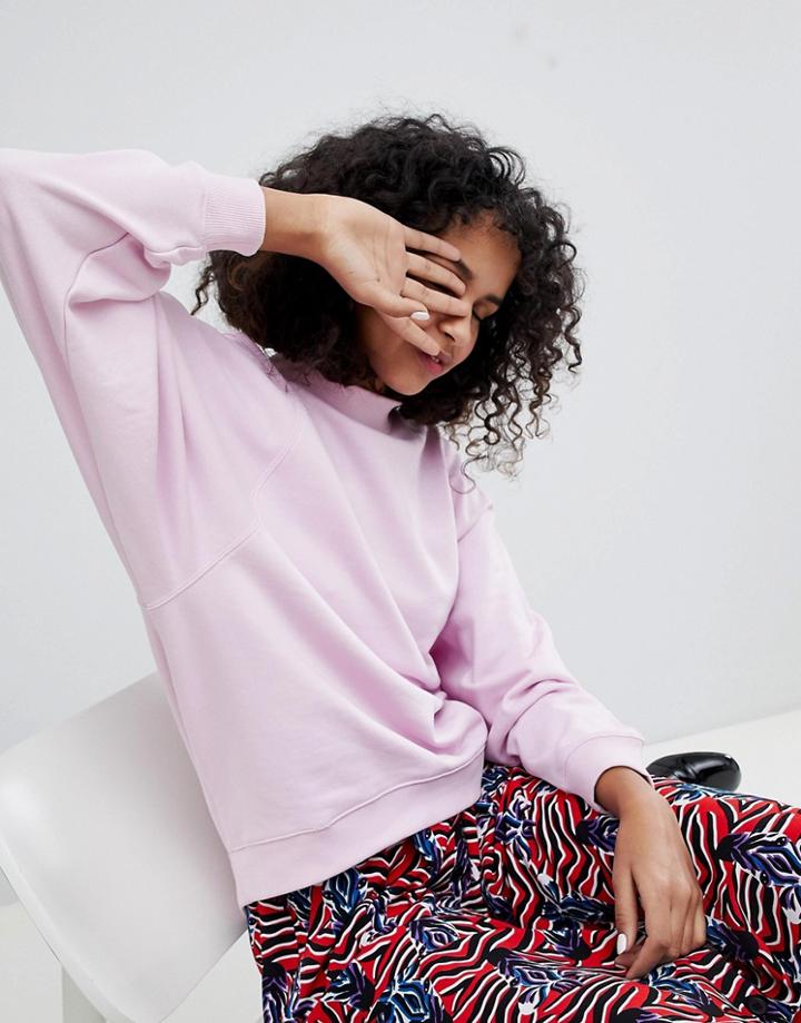 Monki Oversized Sweatshirt - Pink