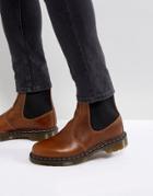 Dr Martens Hardy Waxed Leather Chelsea Boots - Brown
