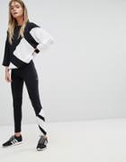 Adidas Originals Eqt Legging In Black And White - Black