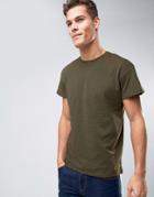 Selected Homme Oversized T-shirt - Green