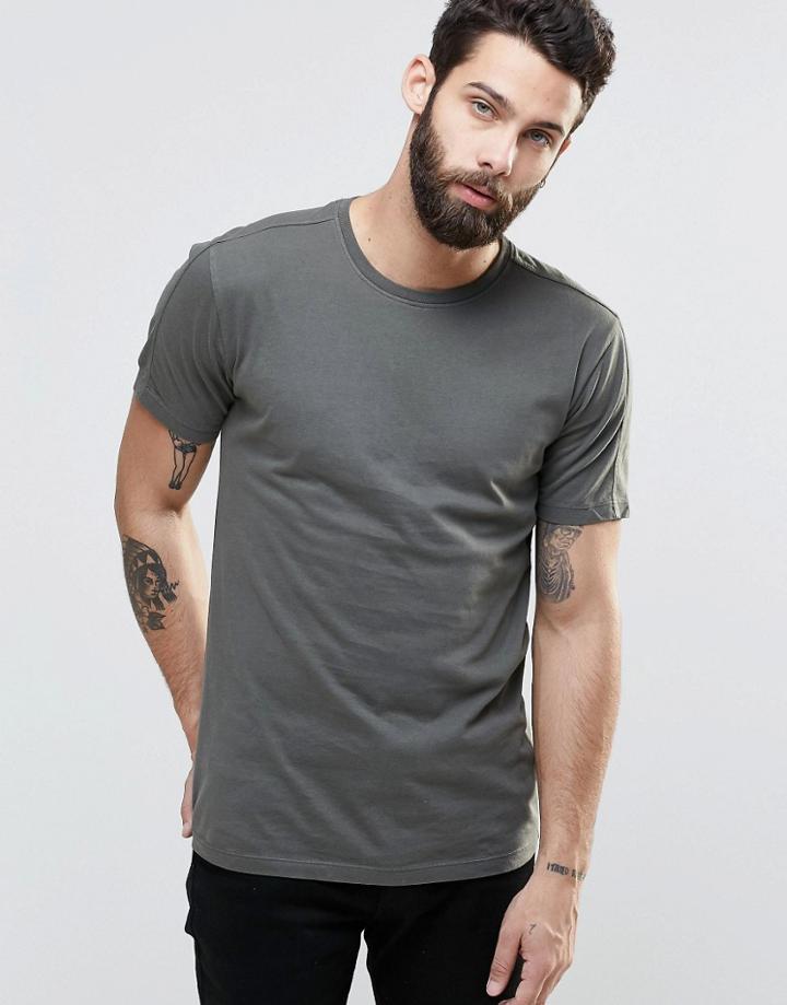 Only & Sons Crew Neck T-shirt - Khaki