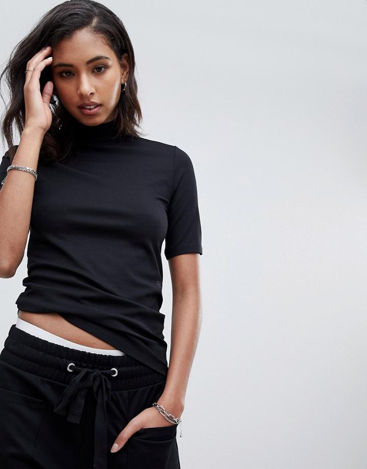 G-star Turtleneck Top - Black