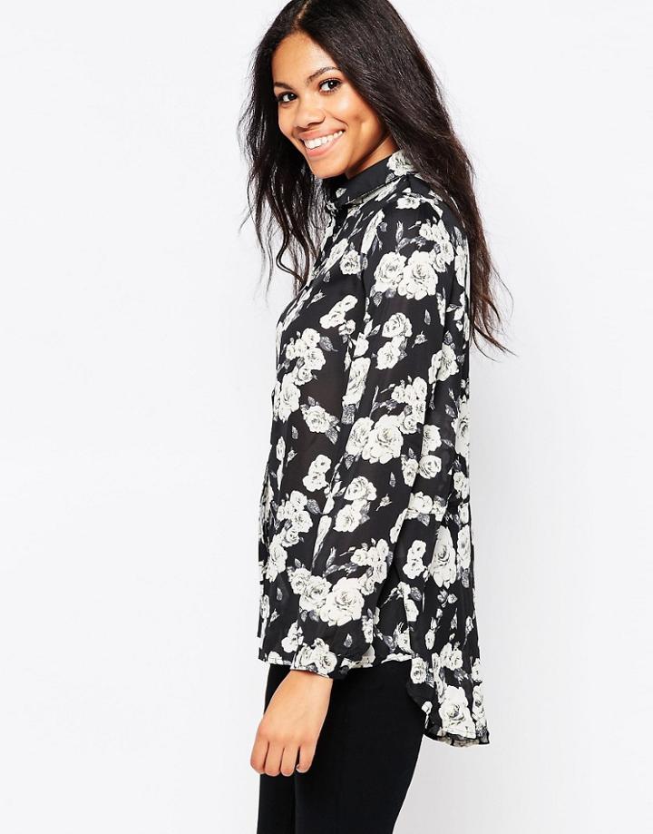 Poppy Lux Reanne Rose Slouch Blouse