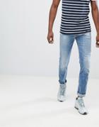 Replay Anbass Slim Stretch Jeans Light Wash - Blue