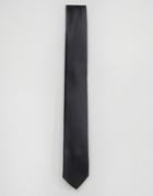 Gianni Feraud Black Plain Tie - Black