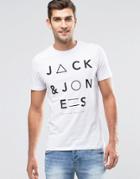 Jack & Jones Graphic Logo T-shirt - White