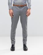 Jack & Jones Premium Skinny Suit Pant In Gray - Light Gray