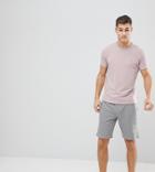 Ted Baker Pleco Lounge T-shirt & Shorts Set - Gray