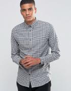 Selected Homme Gingham Shirt In Navy - Navy