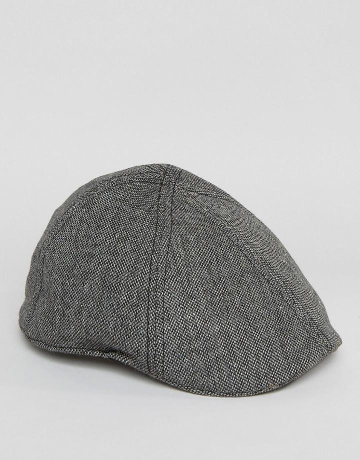 Goorin Bushwick Flat Cap In Black - Black