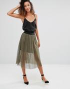 Vero Moda Mesha Tutu Skirt - Green