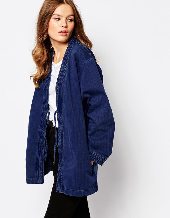 Waven Imma Clean Denim Kimono Jacket