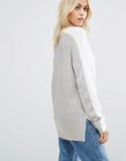 John & Jenn Byron Mixed Yarn 3 Pocket Open Cardigan - White
