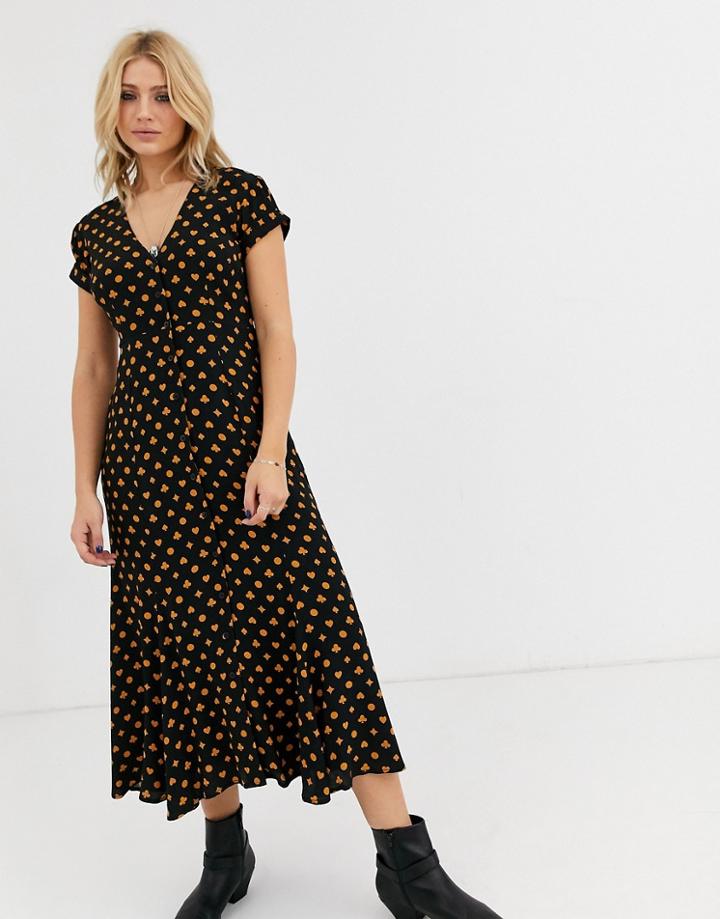 Capulet Elie Printed Midi Dress-multi