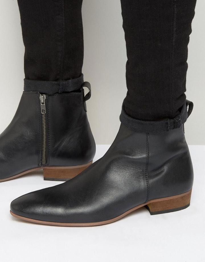 Kg By Kurt Geiger Cuban Chelsea Boots - Black