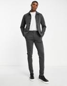 Jack & Jones Premium Jersey Jacket With Slim Pants In Gray