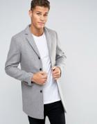 Selected Homme Overcoat - Gray