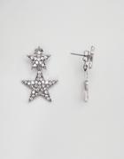 Asos Star Swing Earrings - Silver