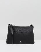 Fiorelli Simple Zip Top Cross Body Bag In Black - Black