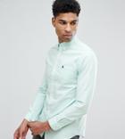 Selected Homme Tall Regular Button Down Oxford Shirt - Blue