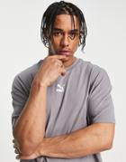 Puma Classics Oversized T-shirt In Storm Gray