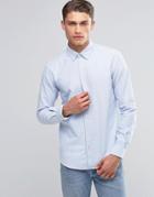 Esprit Button Down Oxford Shirt In Slim Fit - Blue