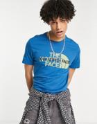 The North Face Graphic T-shirt In Blue