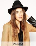Catarzi Exclusive To Asos Classic Trilby Hat - Black