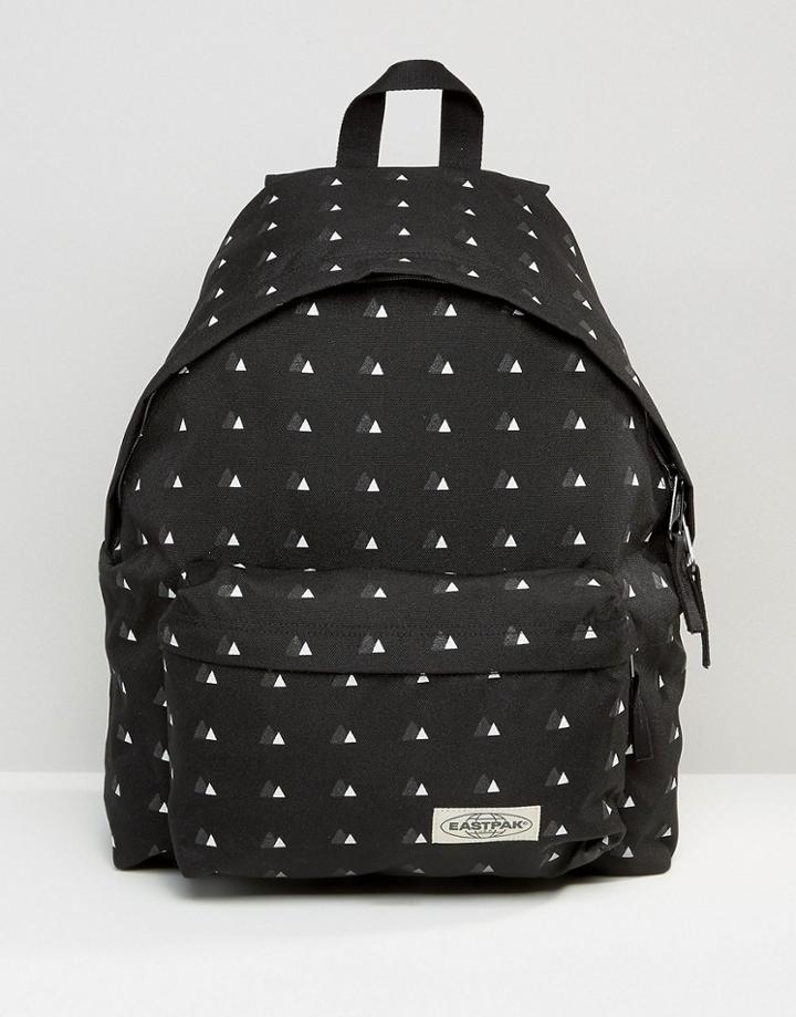 Eastpak Padded Pak'r Modern Triangle Print Backpack - Black