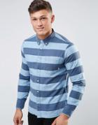 Element Striped Shirt With Pocket - Blue