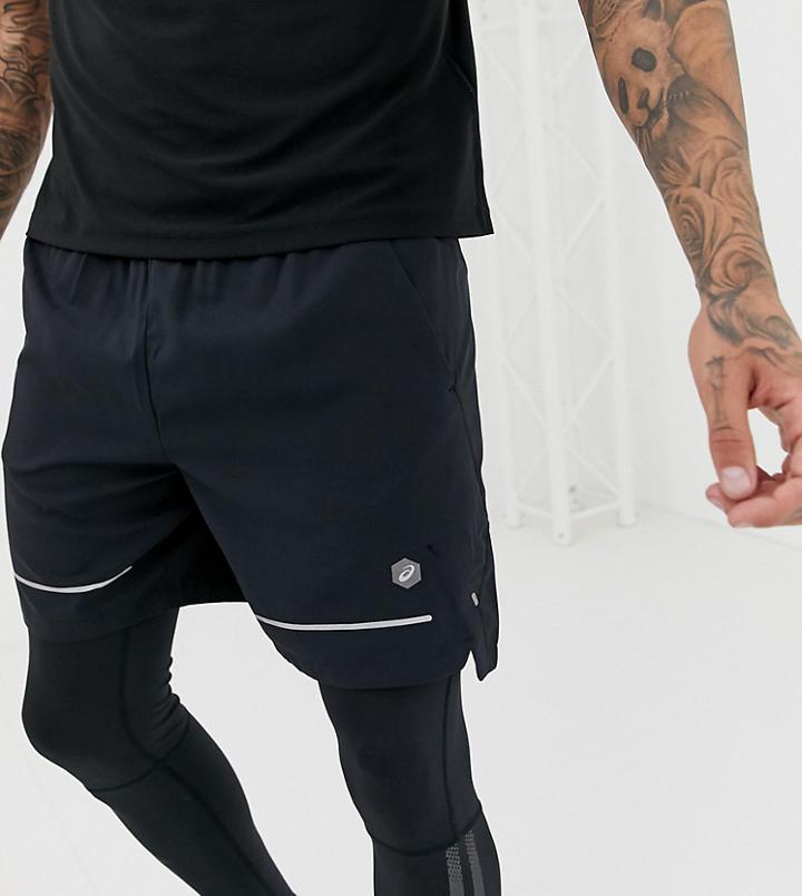 Asics Lite Short In Black - Black