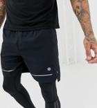 Asics Lite Short In Black - Black