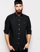 Farah Oxford Shirt Regular Fit - Black Ink