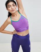 Puma Active Cropped Tank Top - Purple