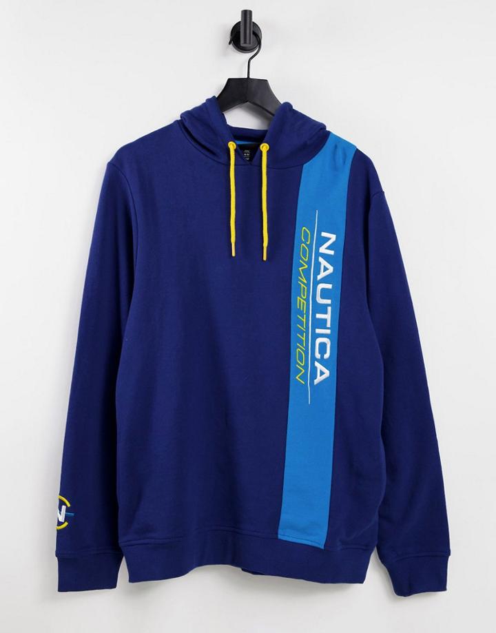 Nautica Competition Depths Hoodie In Navy Co