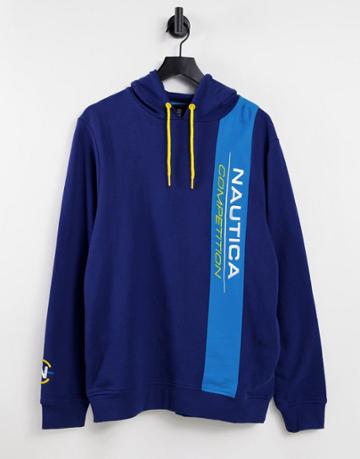 Nautica Competition Depths Hoodie In Navy Co