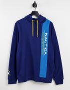Nautica Competition Depths Hoodie In Navy Co