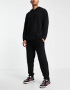 Topman Oversized Knitted Sweatpants In Black