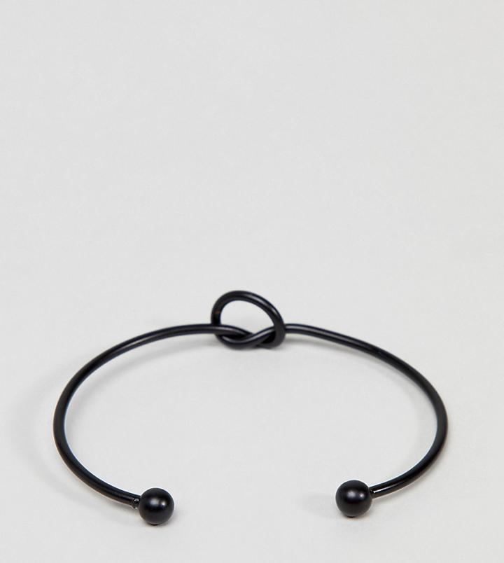 Designb Knot Bracelet In Black Exclusive To Asos - Black