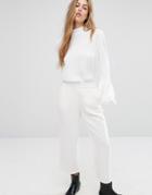 Mango Tailored Culotte - White