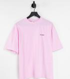 Collusion Unisex Oversized Logo T-shirt In Lilac-purple