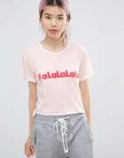 Wildfox Falala T-shirt - Rosy Cheeks